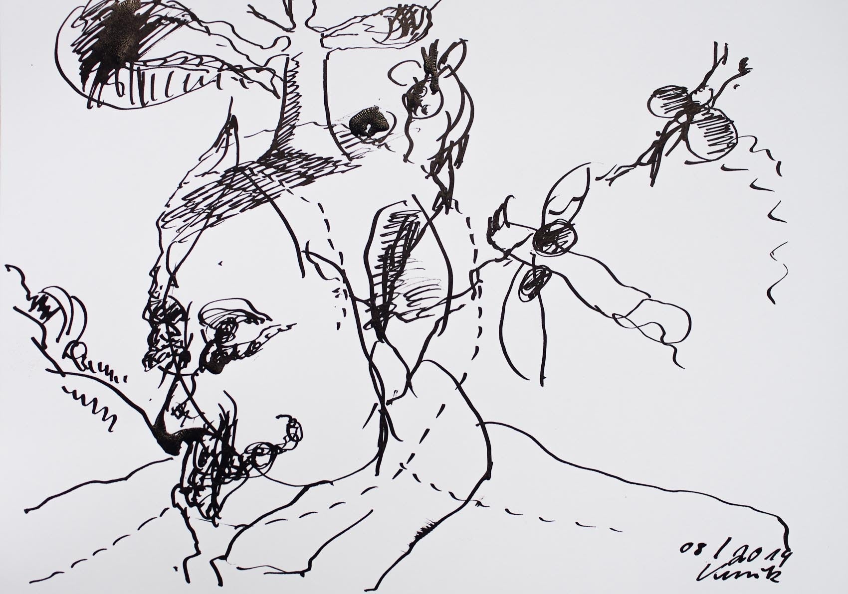 Tuschezeichnungen – Jens Kunik