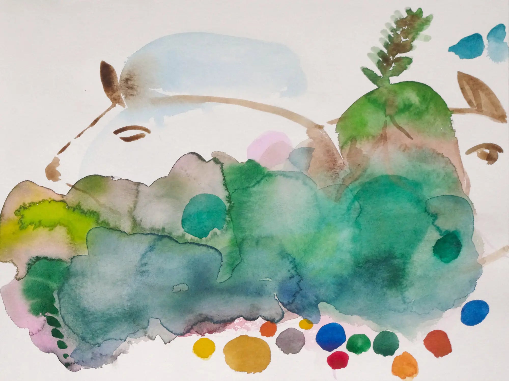 Aquarell von Jens Kunik, signiert