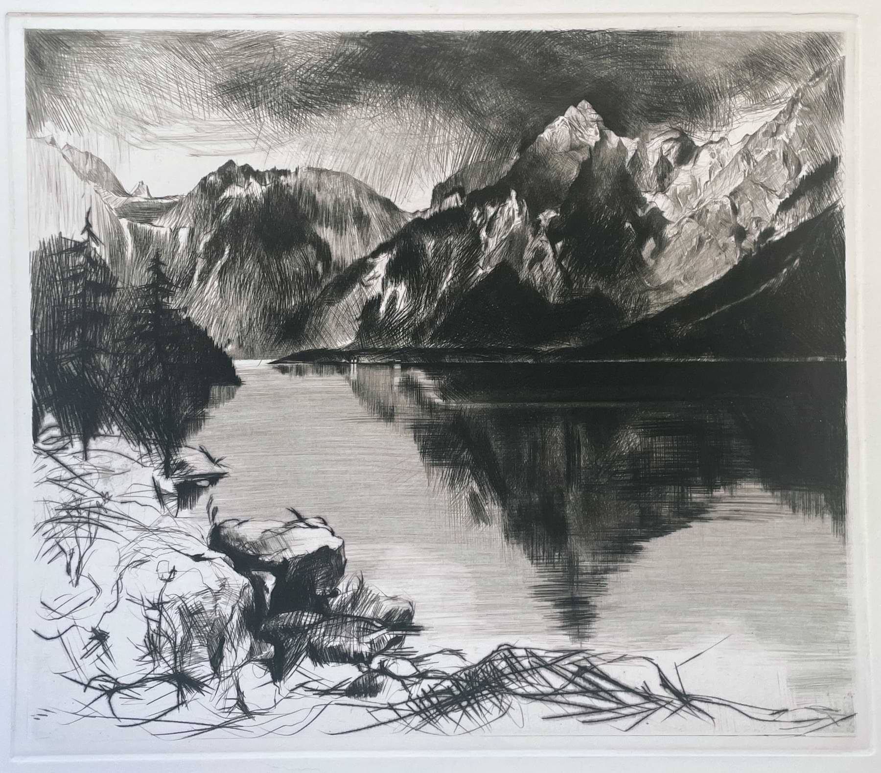 "Königssee" C.J. Bauer - aus dem Hanfstaengl Nachlass