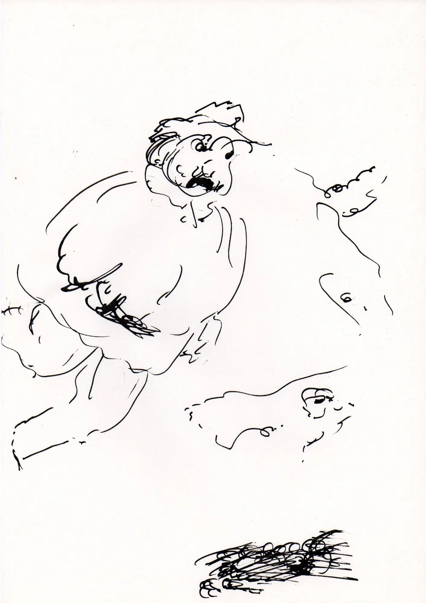 Tuschezeichnung – 1990er Jahre