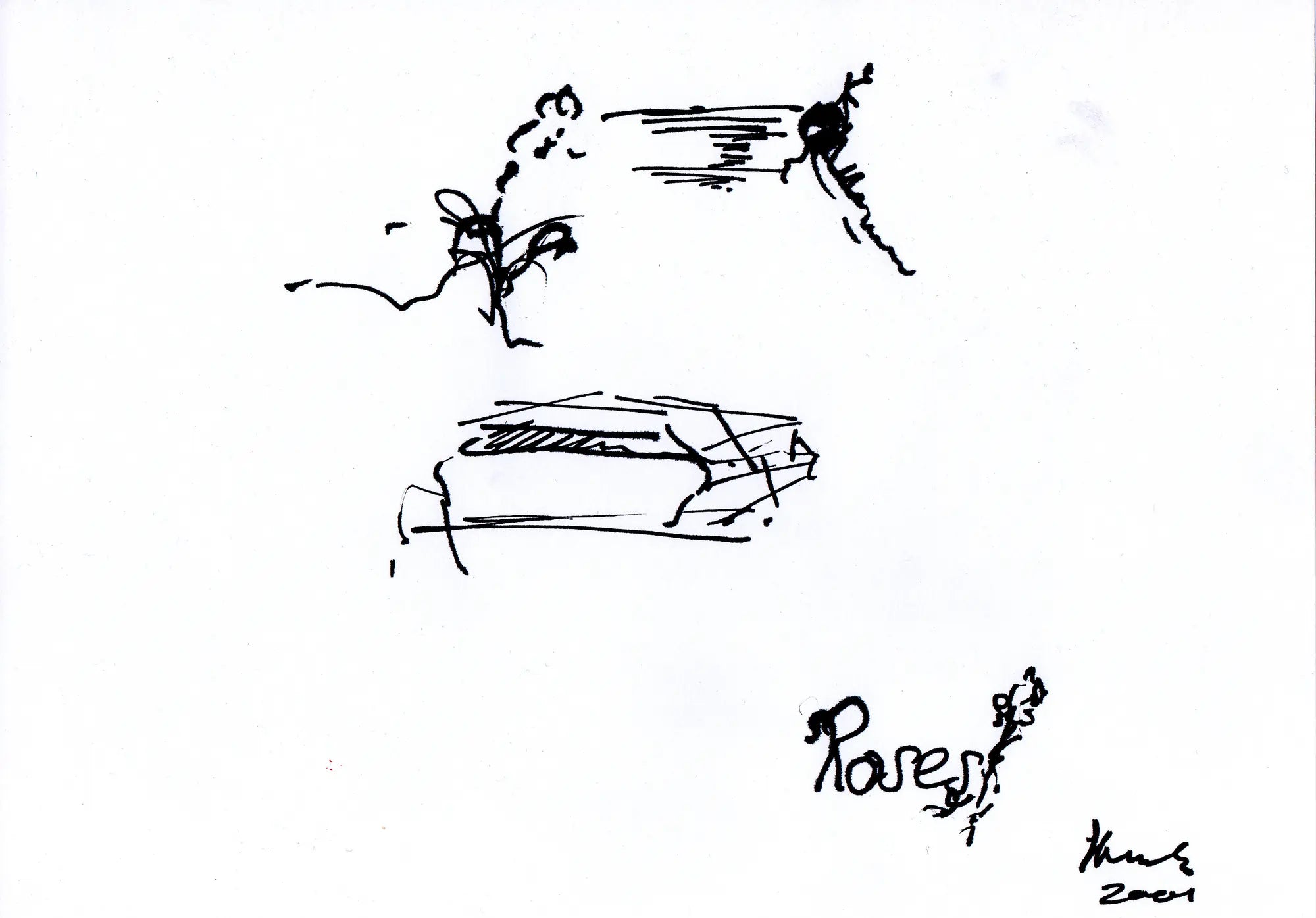 Tuschezeichnung – 2000er Jahre