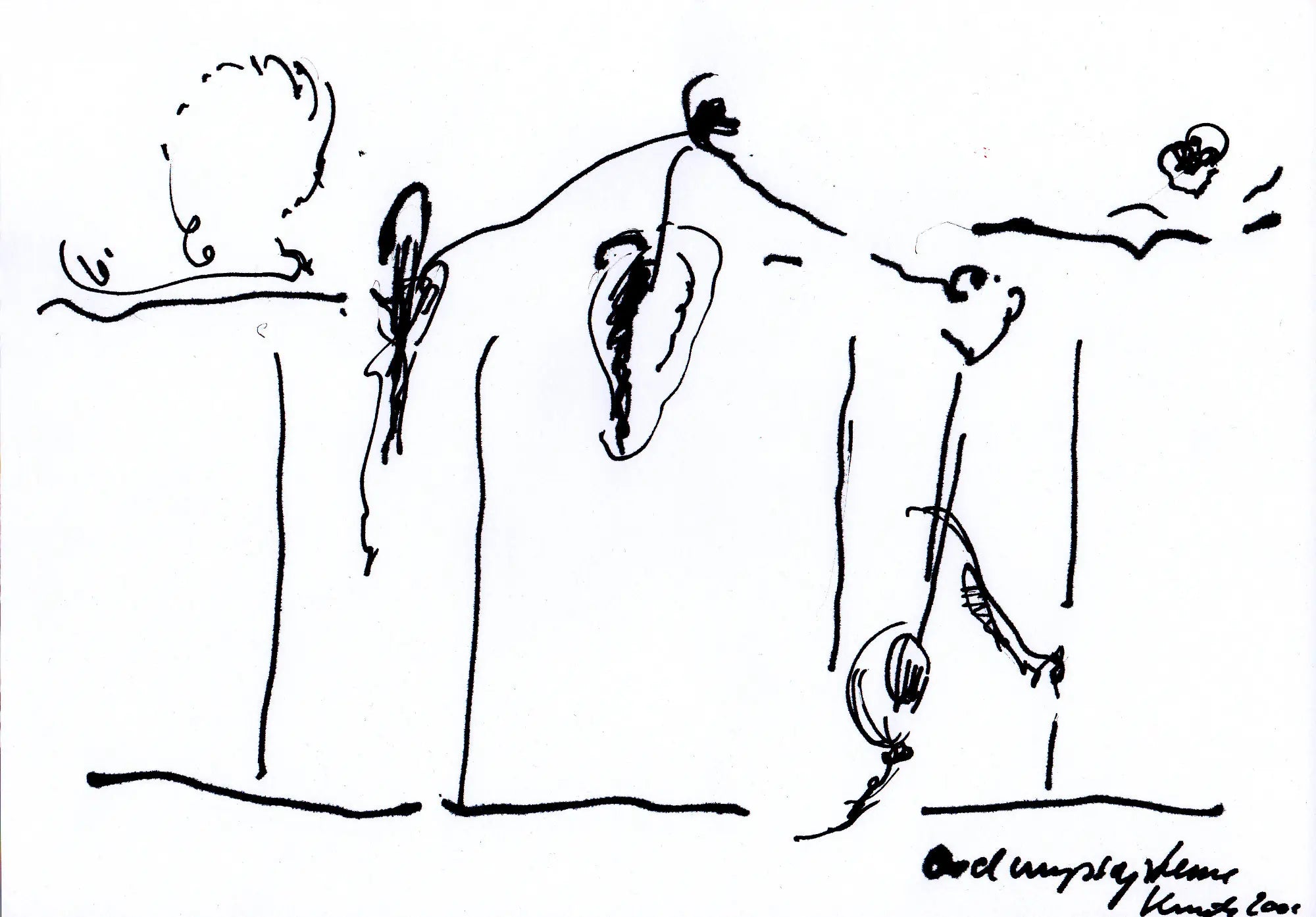 Tuschezeichnung – 2000er Jahre