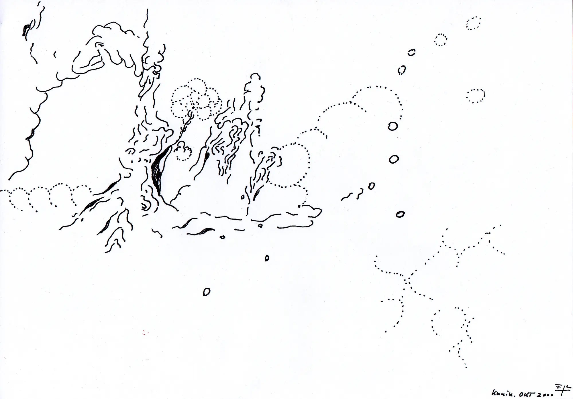 Tuschezeichnung – 2000er Jahre