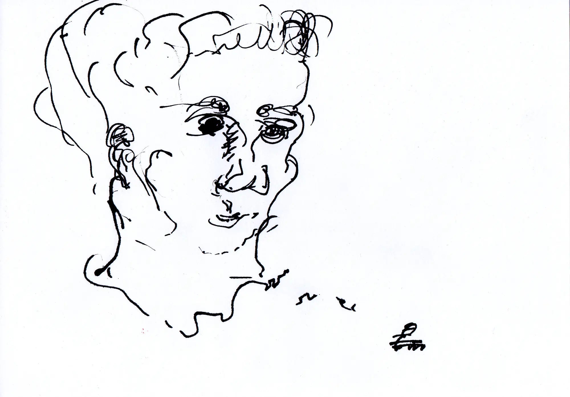 Tuschezeichnung – 2000er Jahre