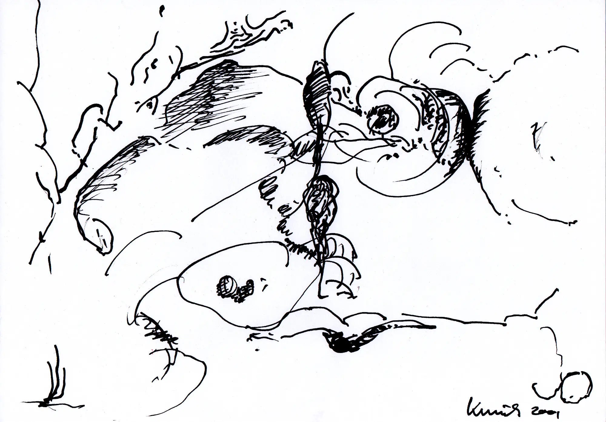 Tuschezeichnung – 2000er Jahre