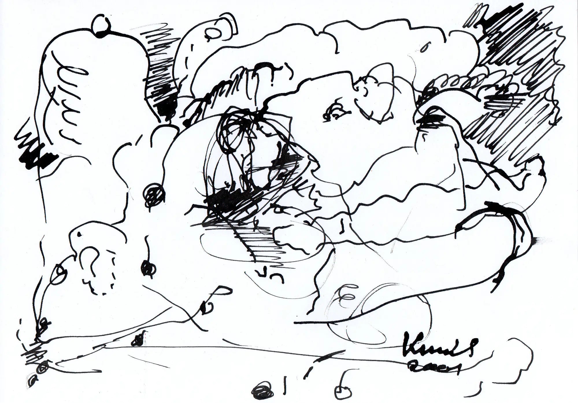 Tuschezeichnung – 2000er Jahre